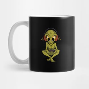 Humor Alien Gamer design, Gaming Tee Gift, Space Lover Mug